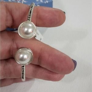 Lucky brand faux pearl jeweled cuff bracelet new!!!